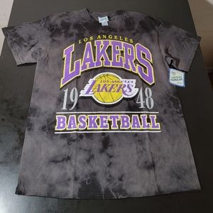 47 Brand Vintage Tubular Tie-Dyed LA Lakers T-shirt